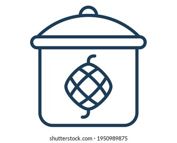 meal feast day ied single isolated icon with outline style