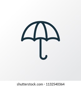 Meal icon line symbol. Premium quality isolated umbrella element in trendy style.