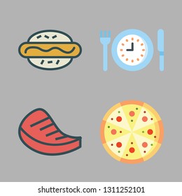 meal icons set. vector set about [ iconsRandom:4] icons set.
