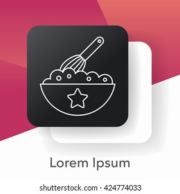meal line icon
