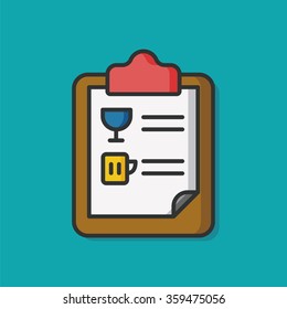 meal menu vector icon