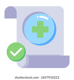 Meal Plan Icon Element For Design