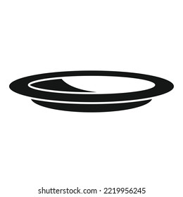 Meal Plate Icon Simple Vector. Dinner Plate. Food Meal