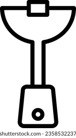 Meal Potato Utensil Outline Icon