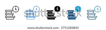 Meal Prep icon multiple style and collection