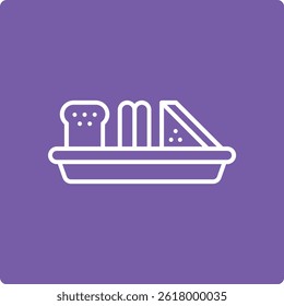Icono de Vector de comida. Se puede utilizar para aplicaciones de impresión, móviles y de Web.