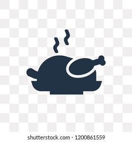 Meal vector icon isolated on transparent background, Meal transparency concept can be used web and mobile