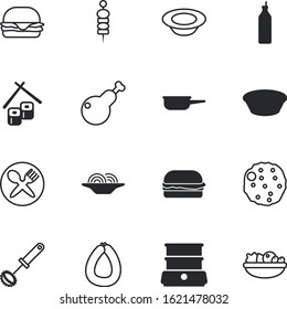 meal vector icon set such as: flavor, outdoors, blender, well, double, tableware, cutlery, japanese, wire, home, spoon, sushi, whisking, accessory, brie, appliances, icons, poultry, isometric