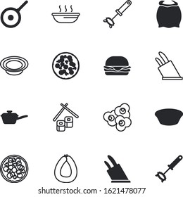 meal vector icon set such as: preparation, flour, 3d, pastry, diet, full, ingredient, movie, lamb, cafe, domestic, clean, salt, steak, cooked, rice, fire, culture, popcorn, bucket, theater, heat