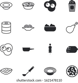 meal vector icon set such as: pepperoni, buffet, pizza, handle, cup, can, salt, holiday, vegan, fruit, brie, sirloin, italy, cooked, outdoor, box, macaroni, bone, camping, pan, eco, pop, spaghetti