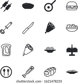 meal vector icon set such as: octopus, seafood, view, filled, toast, skewer, green, abstract, hamburger, pepper, wire, burger, glass, technology, salmon, single, freshness, teflon, vacancy, tableware