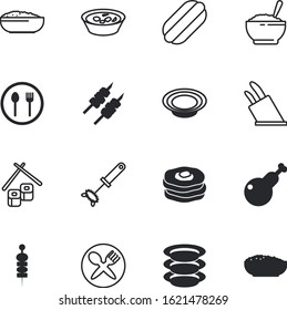 meal vector icon set such as: army, leg, shish, sketch, pepper, chef, salmon, kitchenware, plates, lamb, mixing, group, culinary, pork, mixer, pattern, bread, bake, shashlik, seaweed, blender, beater