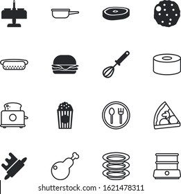 meal vector icon set such as: shape, group, mixing, water, entertainment, popcorn, frying, glass, ham, boiler, whisking, accessory, vacancy, nutrition, meatball, camping, detergent, setting, mixer