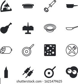 meal vector icon set such as: tableware, fried, stick, health, shadow, glass, diner, morning, mustard, plant, abstract, dog, roquefort, parmesan, types, picnic, service, hotdog, ingredients, filled