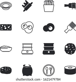 meal vector icon set such as: roller, place, cheddar, cutlery, piece, drawing, elements, tin, tableware, creative, sweet, wooden, triangle, sack, rice, french, steel, powder, bowl, group, camping