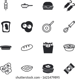 meal vector icon set such as: dry, natural, italian, tapas, bakery, shashlik, cut, burger, beater, butter, full, round, mixing, pastry, bowl, whip, bucket, picnic, fire, frying, domestic, pepper