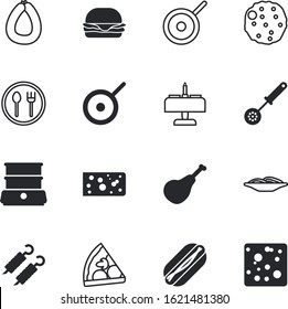 meal vector icon set such as: roasted, ingredients, spoon, hamburger, chef, silverware, junk, picnic, skewer, group, summer, water, shape, shish, technology, wine, candle, knife, setting, cutlet