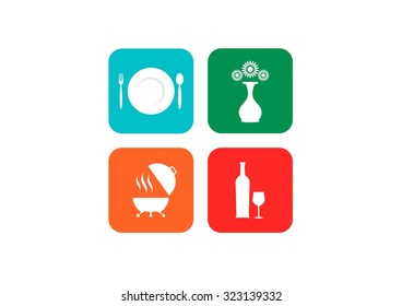 Meal vector icons