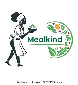 Mealkind Vector Logo Design Template
