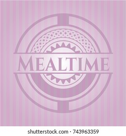 Mealtime pink emblem