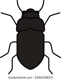 búnculo de insectos de gusano de carne Esquema