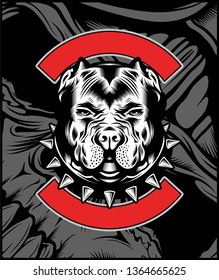 Mean Bulldog Mascot Illustration