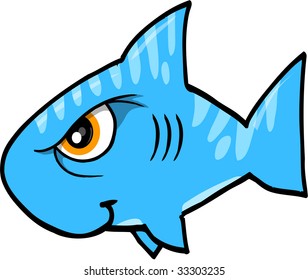 Mean Shark Vector Illustration