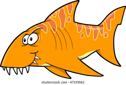 Mean Shark Vector Illustration