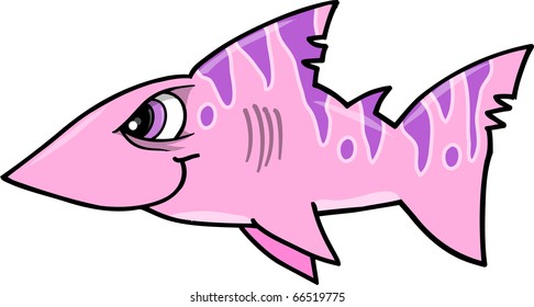 Mean Shark Vector Illustration