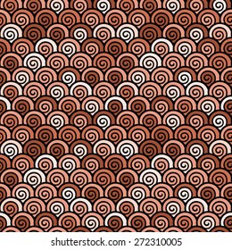  Meander round forms. Seamless greek key pattern. 