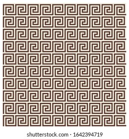 Meander seamless (menderes) is a decorative pattern constructed from a continuous line. The Meandros design in ancient Greek art.