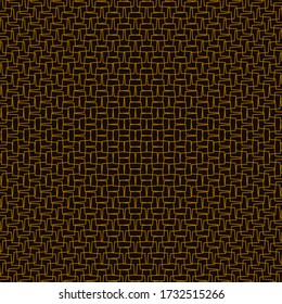 Meandering, cornered patterns like netting and illusion effect. Seamless vector drawn. It can be used as abstract background, wallpaper, backdrop, cover page, billboard, banner etc.