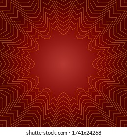 meandering repeated fractal and zig zag patterns. focus in the center. any words can be write in the center and used as business card, background, template, etc.