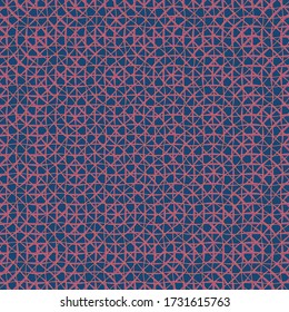 Meandering, wavy, curly and flexible patterns like netting and illusion effect. Seamless vector drawn. It can be used as abstract background, wallpaper, backdrop, cover page, billboard, banner etc.