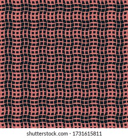 Meandering, wavy, curly and flexible patterns like netting and illusion effect. Seamless vector drawn. It can be used as abstract background, wallpaper, backdrop, cover page, billboard, banner etc.