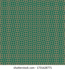 Meandering, wavy, curly and flexible patterns like netting and illusion effect. Seamless vector drawn. It can be used as abstract background, wallpaper, backdrop, cover page, billboard, banner etc.