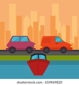 means of transport icons