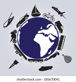 means of transport on earth eps10