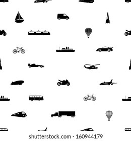 means of transport pattern eps10