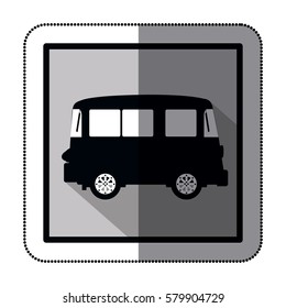 means of transport stock icon image, vector illustration