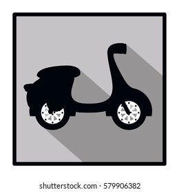 means of transport stock icon image, vector illustration