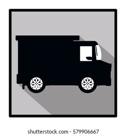 means of transport stock icon image, vector illustration