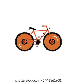 A means of transportation. A color vector image on a white background. It is drawn in the Adobe Illustrator program. The image is intended for printing.