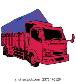 means of transportation for transporting goods