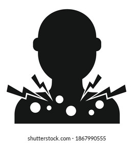 Measles icon. Simple illustration of measles vector icon for web design isolated on white background