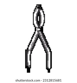 measure compass divider game pixel art retro vector. bit measure compass divider. old vintage illustration