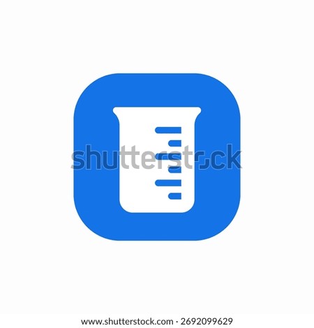 measure cup icon sign vector