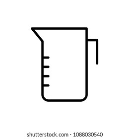 measure cup icon vector illustration