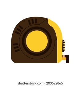Measure design over white background, vector illustration