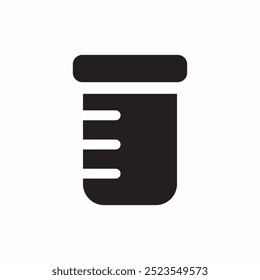 measure flask icon sign vector